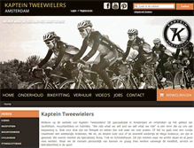 Tablet Screenshot of kapteintweewielers.nl